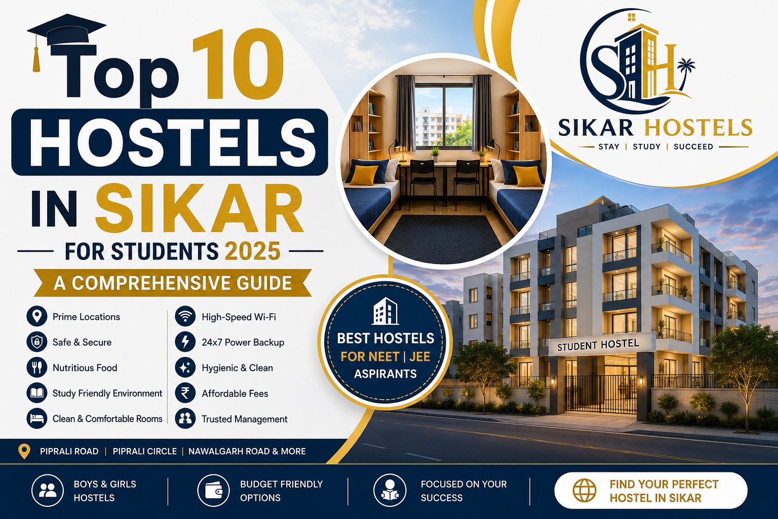 Top 10 Hostels in Sikar for Students 2025: A Comprehensive Guide